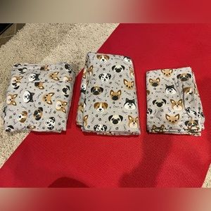 Twin Flannel Kids Sheet Set